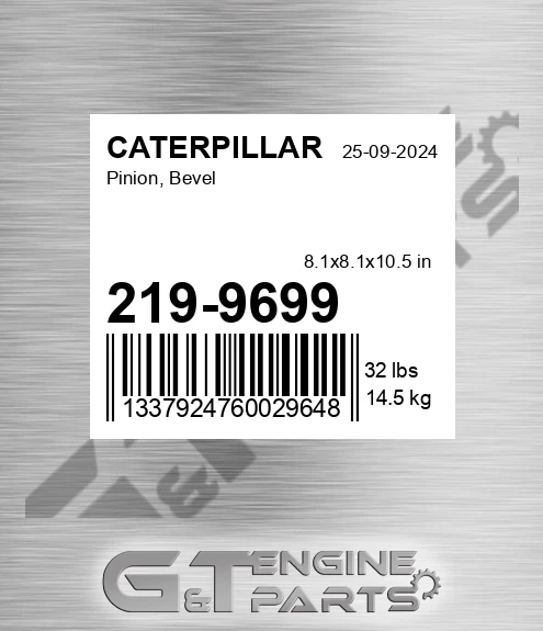 2199699 Pinion, Bevel for CATERPILLAR
