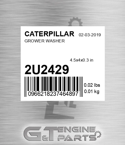 2U-2429 Grower Washer for CATERPILLAR