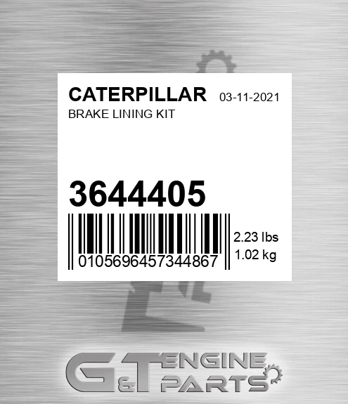 364-4405 Brake Lining Kit
