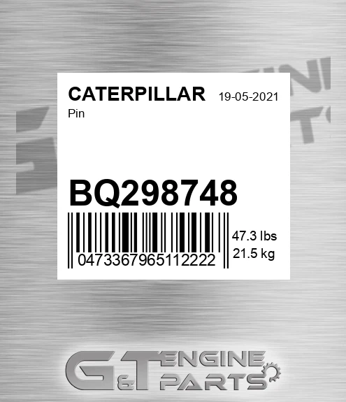 BQ298748 Pin for CATERPILLAR