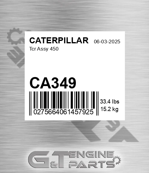 CA349 Tcr Assy 450
