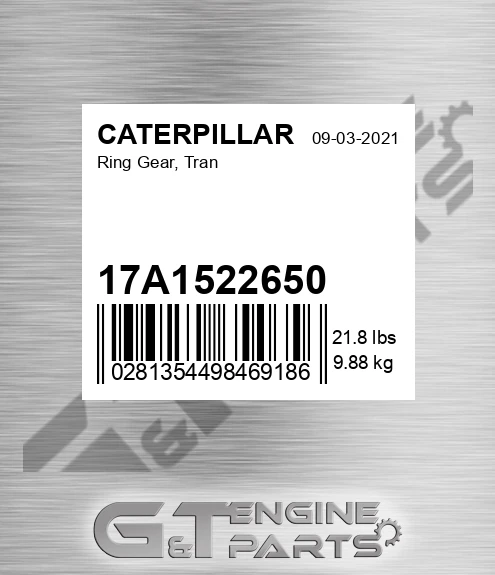 17A1522650 Ring Gear, Tran for CATERPILLAR
