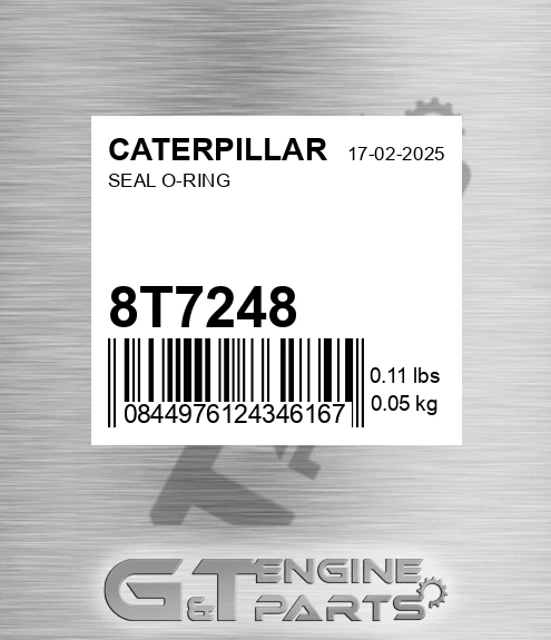 8T-7248 Seal O-ring for CATERPILLAR