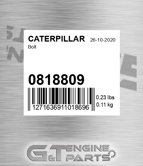 0818809 CATERPILLAR Bolt
