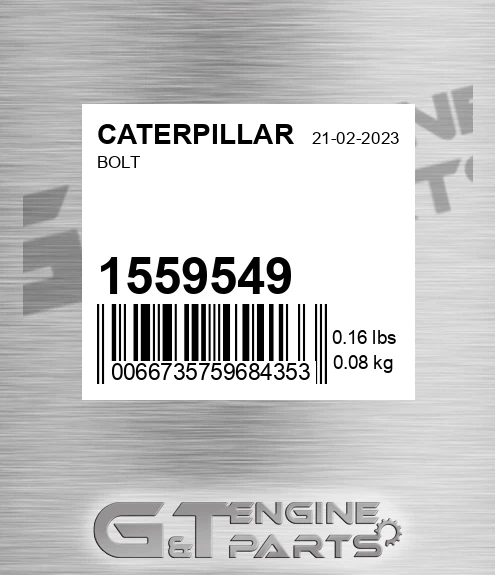 155-9549 Bolt for CATERPILLAR