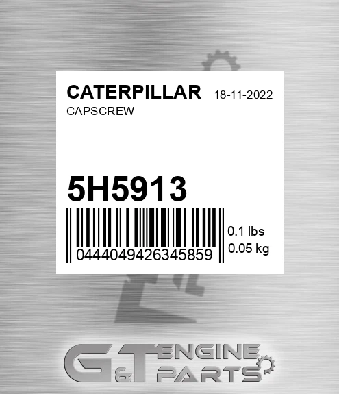 5H5913 Capscrew