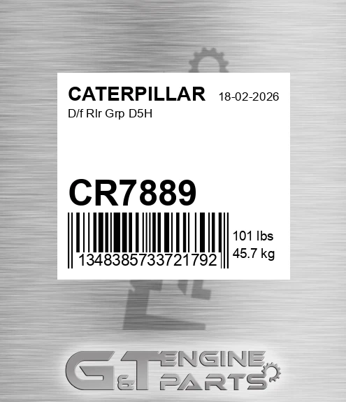 CR7889 D/f Rlr Grp D5h for CATERPILLAR