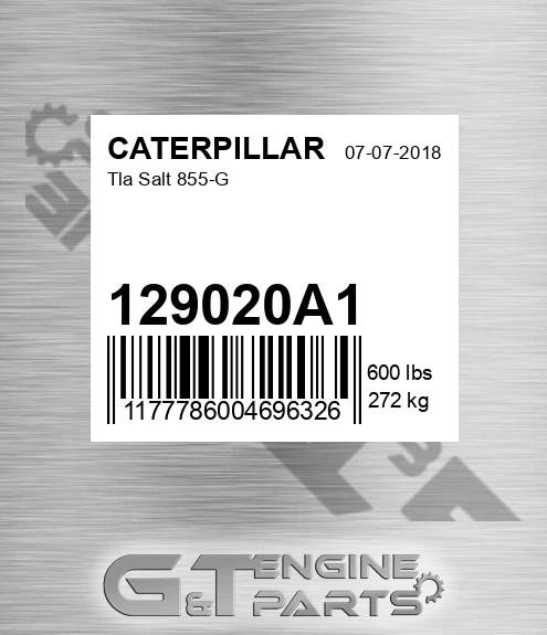 129020A1 Tla Salt 855-g for CATERPILLAR