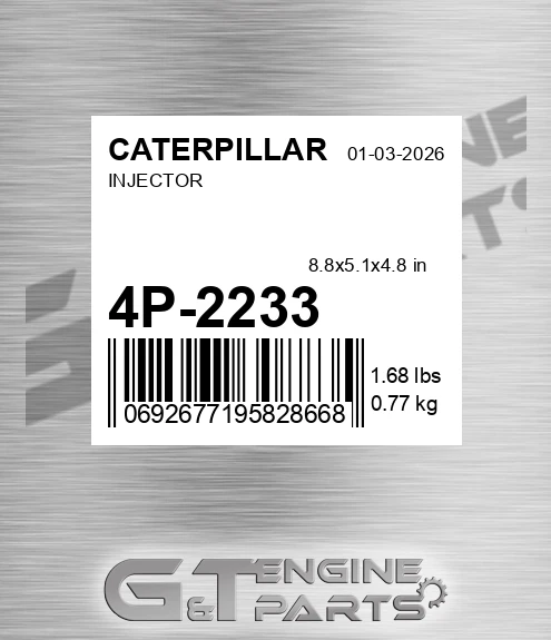 4P-2233 Injector for CATERPILLAR