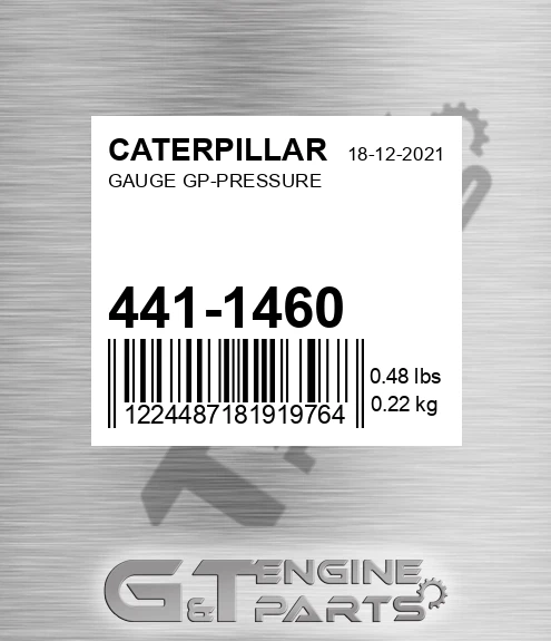 441-1460 Gauge Gp-pressure for CATERPILLAR