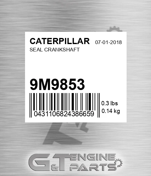 9M-9853 Seal Crankshaft