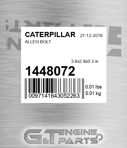144-8072 Allen Bolt for CATERPILLAR