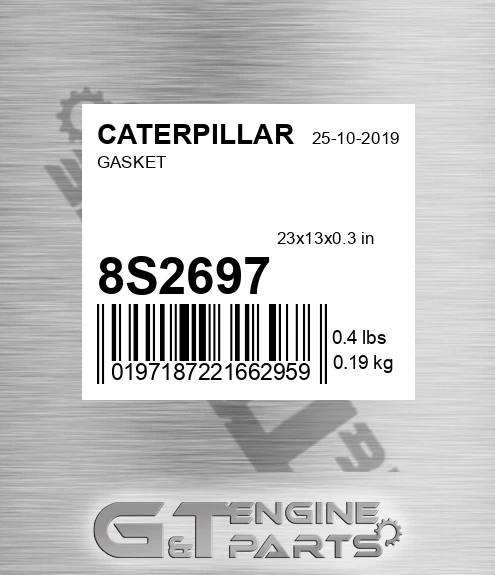 8S2697 Gasket