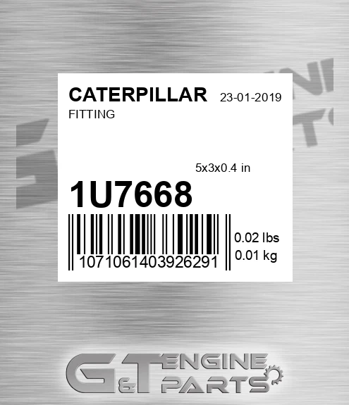 1U-7668 Fitting for CATERPILLAR