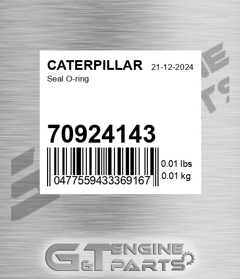 70924143 Seal O-ring
