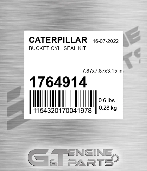 176-4914 Bucket Cyl. Seal Kit for CATERPILLAR