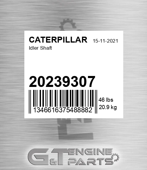 20239307 Idler Shaft for CATERPILLAR