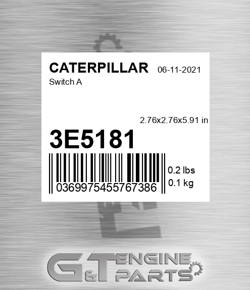 3E5181 Switch A for CATERPILLAR
