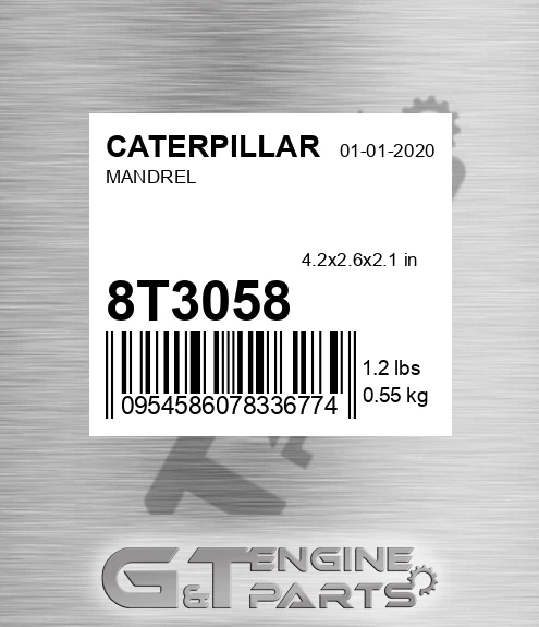8T3058 Mandrel