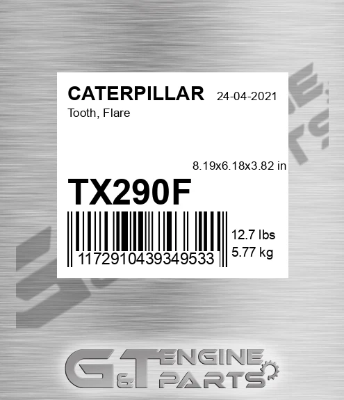 TX290F Tooth, Flare