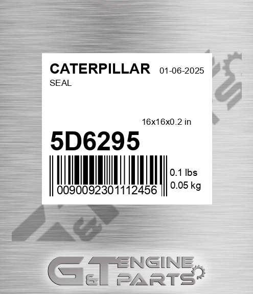 5D6295 Seal for CATERPILLAR