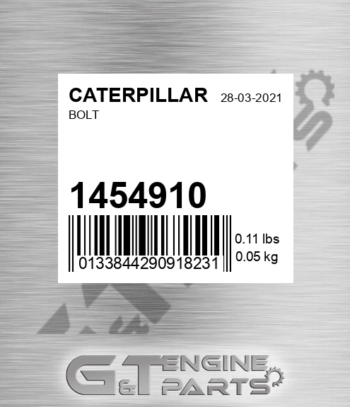 145-4910 Bolt for CATERPILLAR