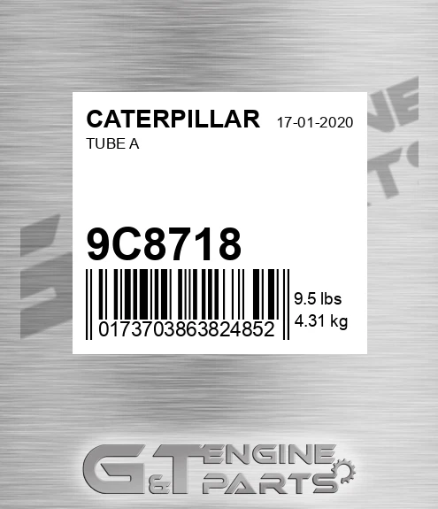 9C8718 Tube A