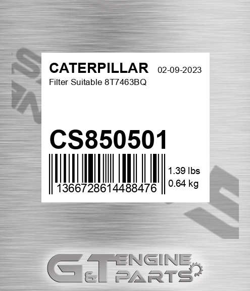 CS850501 Filter Suitable 8t7463bq for CATERPILLAR