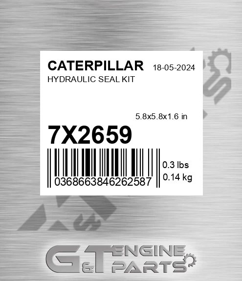 7X-2659 Hydraulic Seal Kit for CATERPILLAR