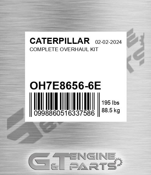 OH7E8656-6E Complete Overhaul Kit