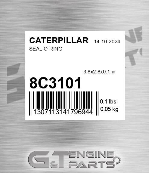 8C-3101 Seal O-ring for CATERPILLAR