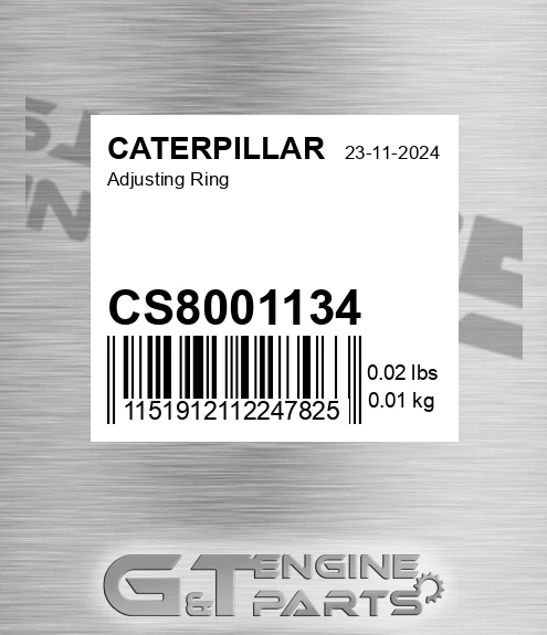 CS8001134 Adjusting Ring for CATERPILLAR