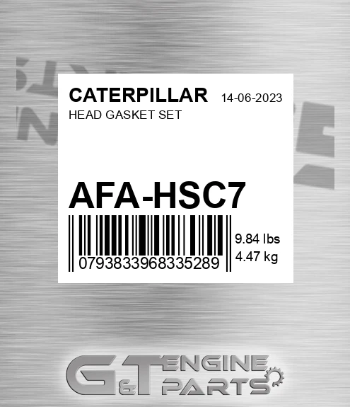 AFA-HSC7 Head Gasket Set