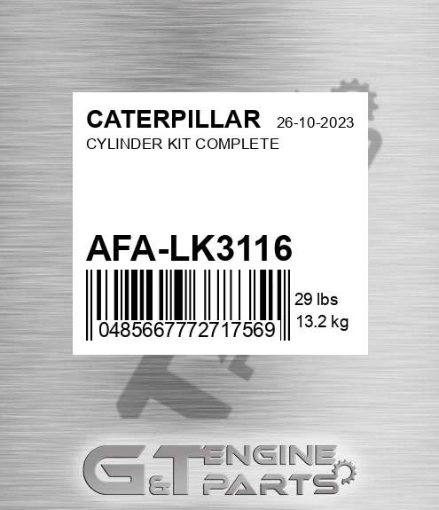 AFA-LK3116 Cylinder Kit Complete