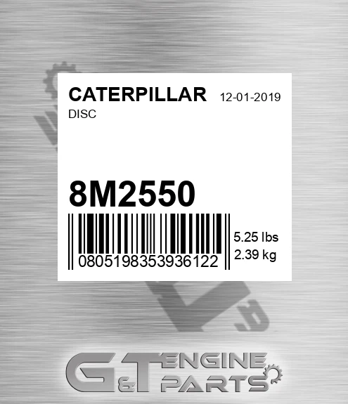 8M-2550 Disc for CATERPILLAR