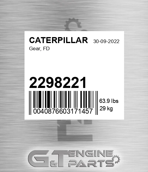 2298221 Gear, Fd