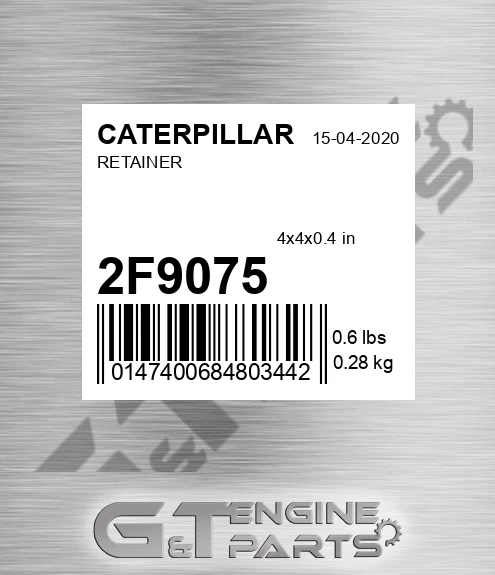 2F9075 Retainer