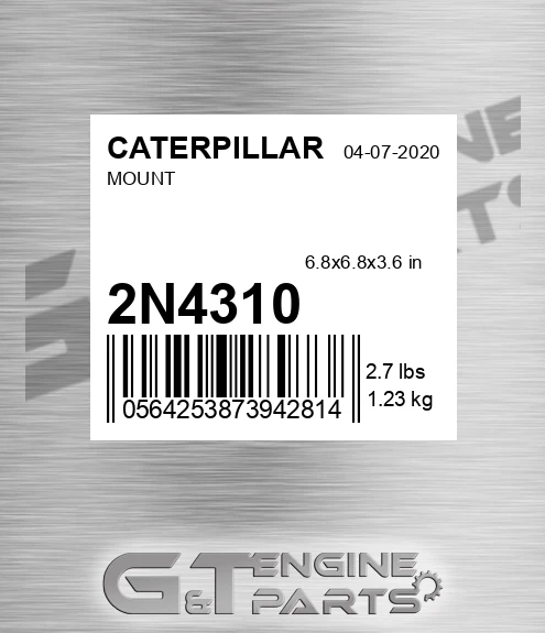 2N4310 Mount for CATERPILLAR