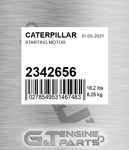 234-2656 Starting Motor for CATERPILLAR