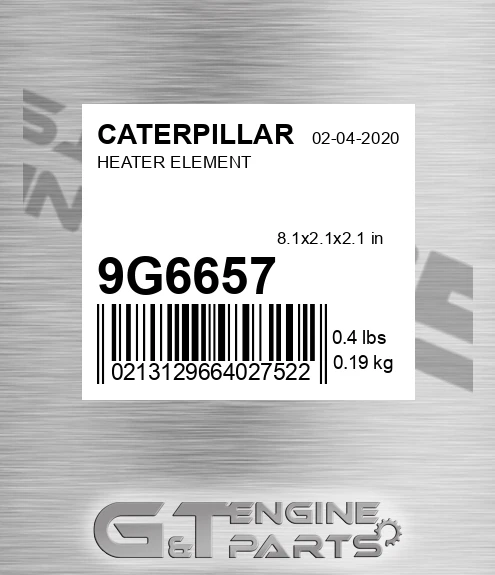 9G-6657 Heater Element for CATERPILLAR