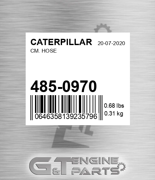 485-0970 Cm. Hose