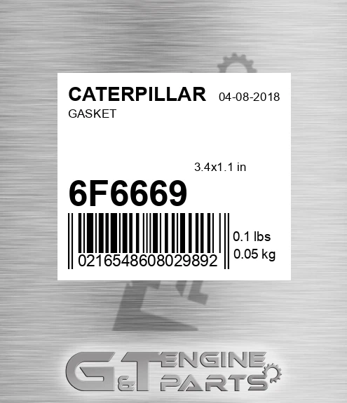 6F6669 Gasket