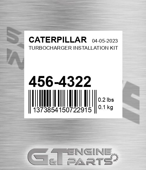 4564322 Turbocharger Installation Kit