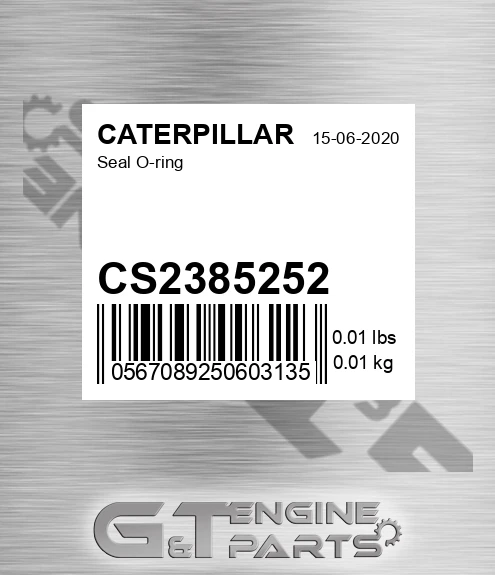 CS2385252 Seal O-ring for CATERPILLAR