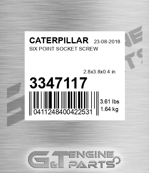 334-7117 Six Point Socket Screw