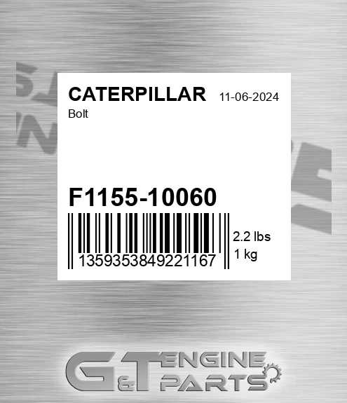 F1155-10060 Bolt