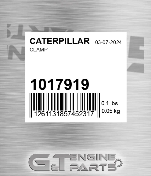 101-7919 Clamp for CATERPILLAR