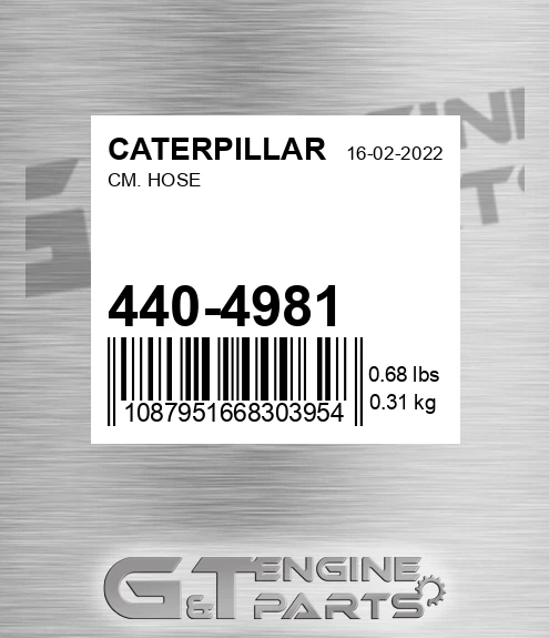 440-4981 Cm. Hose for CATERPILLAR