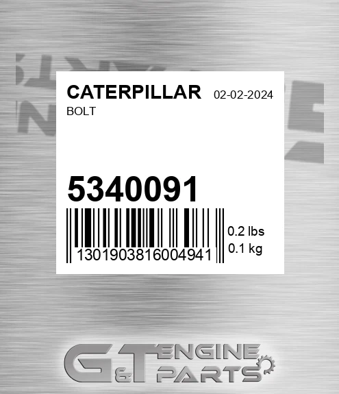 534-0091 Screw for CATERPILLAR