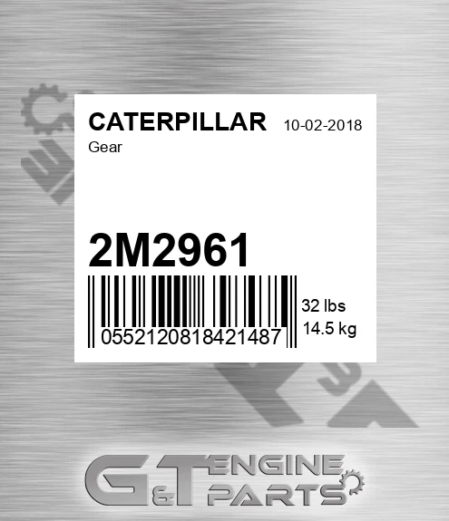 2M2961 Gear for CATERPILLAR